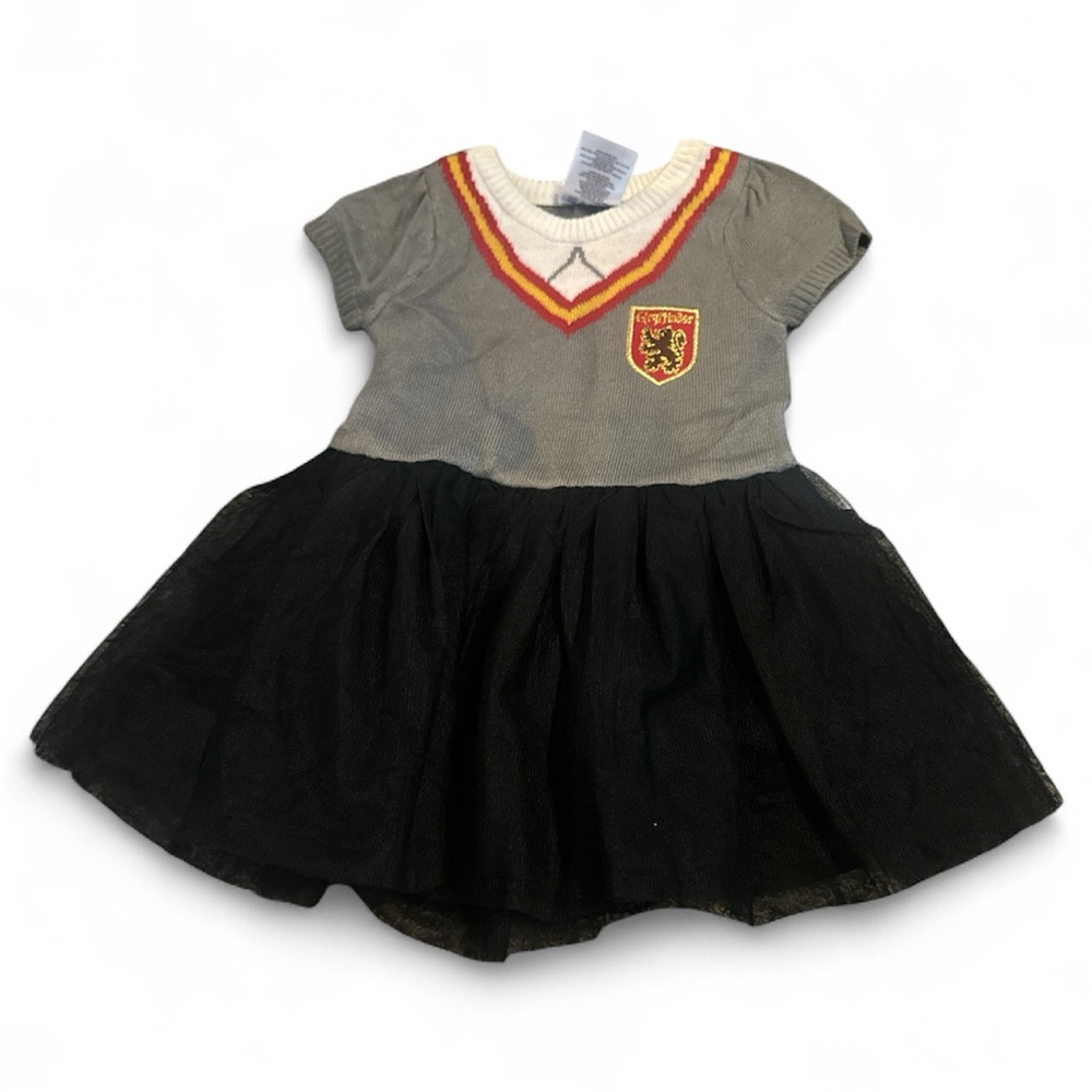 Harry Potter gryffindor cosplay dress 18M NWT knit bodice tulle skirt Halloween